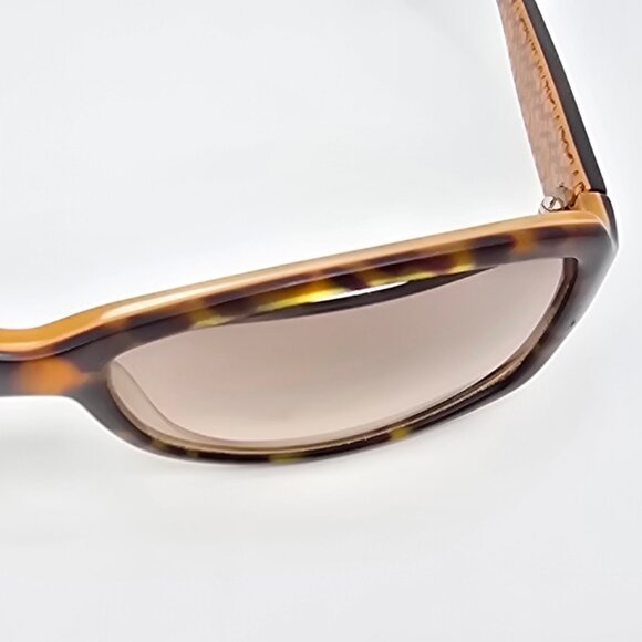 Coach S434 Karen Tortoise Frame Brown Gradient Lens Sunglasses 55-16-125 - Picture 3 of 15